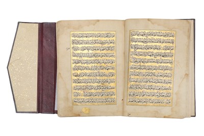 Lot 416 - A LARGE OTTOMAN QUR’AN