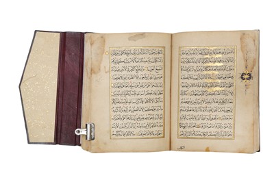 Lot 416 - A LARGE OTTOMAN QUR’AN