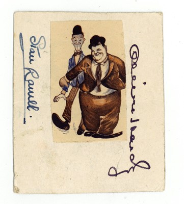 Lot 100 - Laurel (Stan) & Oliver Hardy