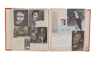Lot 19 - Autograph Collection.- Actors & Entertainers