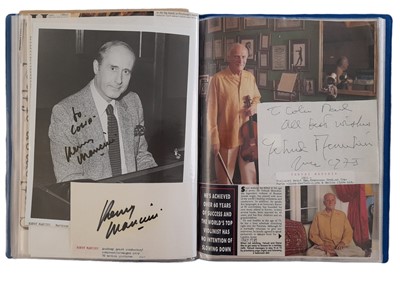 Lot 27 - Autograph Collection.- Musicians and Singers
