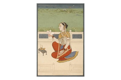 Lot 222 - A COURTLY LADY RECITING A MANTRA