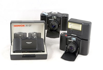Lot 565 - Minox 35 EL & GT Compact Cameras.