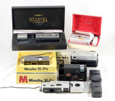 Lot 334 - 16mm & Other Sub Miniature Cameras.
