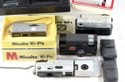 Lot 334 - 16mm & Other Sub Miniature Cameras.