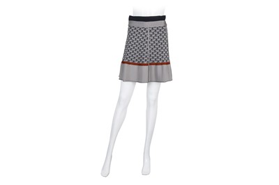 Lot 108 - Chloe Grey Jacquard Knit Skater Skirt - Size L