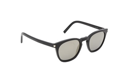 Lot 467 - Saint Laurent Black D Frame Sunglasses