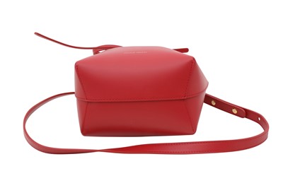 Lot 67 - Mansur Gavriel Red Mini Mini Bucket Bag