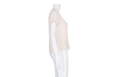 Lot 36 - Loro Piana Pink Silk Short Sleeve Shell Top - Size 38