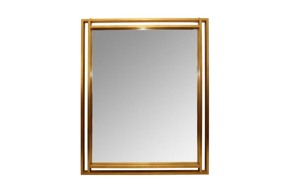 Lot 310 - A LARGE GILT FRAMED CONTEMPORARY MIRROR