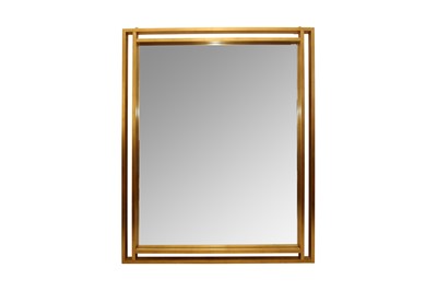 Lot 310 - A LARGE GILT FRAMED CONTEMPORARY MIRROR