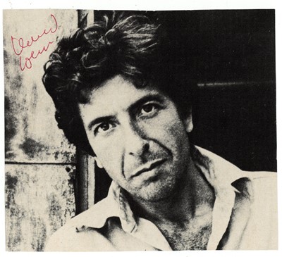 Lot 171 - Cohen (Leonard)