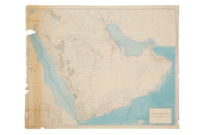 Lot 737 - A MAP OF THE ARABIAN PENINSULA