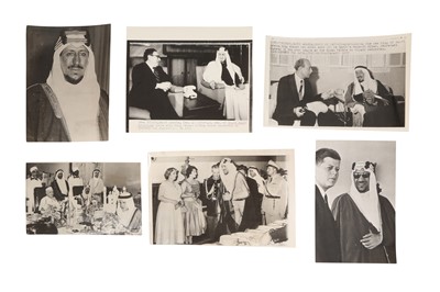 Lot 812 - A COLLECTION OF JOURNALISTIC MATERIAL DEPICTING KING SAUD