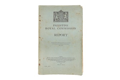 Lot 767 - PALESTINE ROYAL COMMISSION REPORT