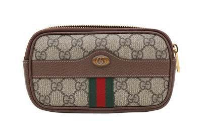 Lot 188 - Gucci Beige Ophidia GG Supreme Mini Belt Bag