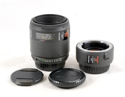 Lot 58 - Pentax AF 50mm Macro Lens F & 1.7x AF Converter F.