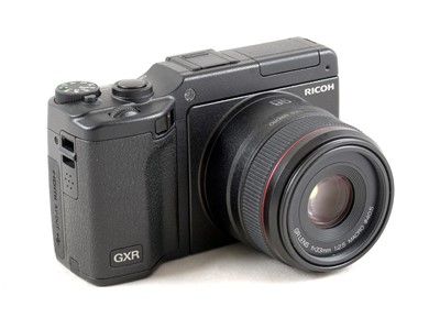 Lot 452 - Extensive 4-Lens Ricoh GXR Digital Camera Outfit.