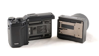 Lot 452 - Extensive 4-Lens Ricoh GXR Digital Camera Outfit.
