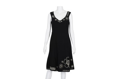 Lot 522 - Moschino Cheap And Chic Black Embellished Dress - Size 48
