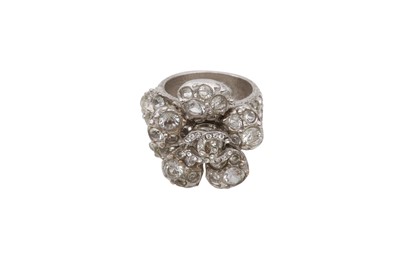 Lot 479 - Chanel CC Camellia Cocktail Ring
