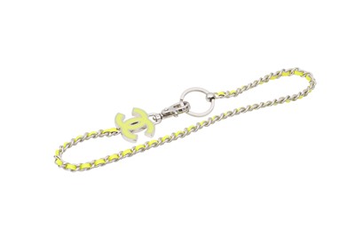 Lot 5 - Chanel Neon Yellow Chain Link Necklace