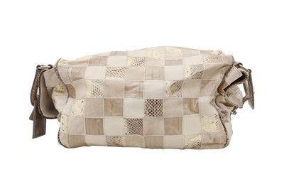 Lot 232 - λ Dolce & Gabbana Natural Python Patchwork Duffel Bag