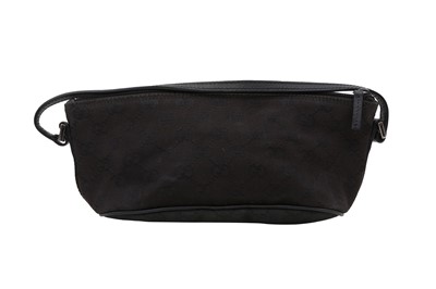 Lot 513 - Gucci Black Monogram Boat Pochette
