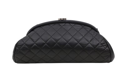 Lot 502 - Chanel Black Quilted Timeless Clutch