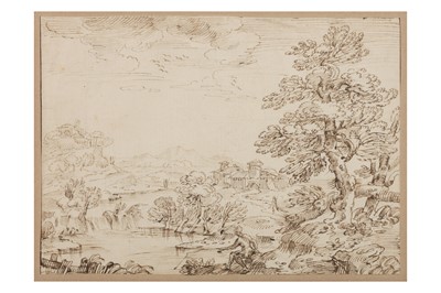 Lot 153 - ATTRIBUTED TO GIOVANNI FRANCESCO GRIMALDI (BOLOGNA 1606-1680 ROME)