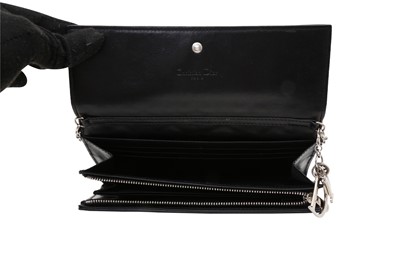 Lot 511 - Christian Dior Black Wallet On Chain Pouch