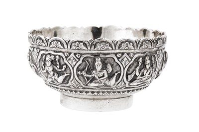 Lot 365 - A late 19th century Anglo – Indian unmarked silver bowl, Madras circa 1890