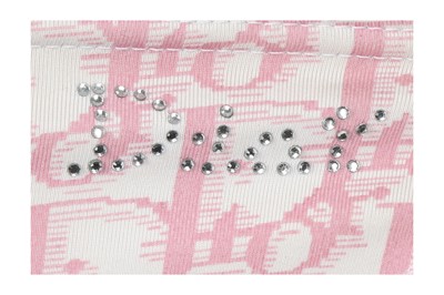 Lot 29 - Christian Dior Pink Oblique Bikini Set - Size S