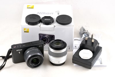 Lot 584 - Nikon 1 J2 Digital Compact Camera Outfit.