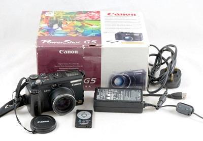 Lot 582 - Canon G5 Digital Compact Camera