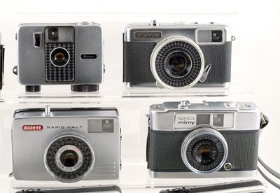 Lot 556 - Group of 9 Half Frame Cameras (with Faults).