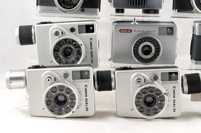 Lot 556 - Group of 9 Half Frame Cameras (with Faults).