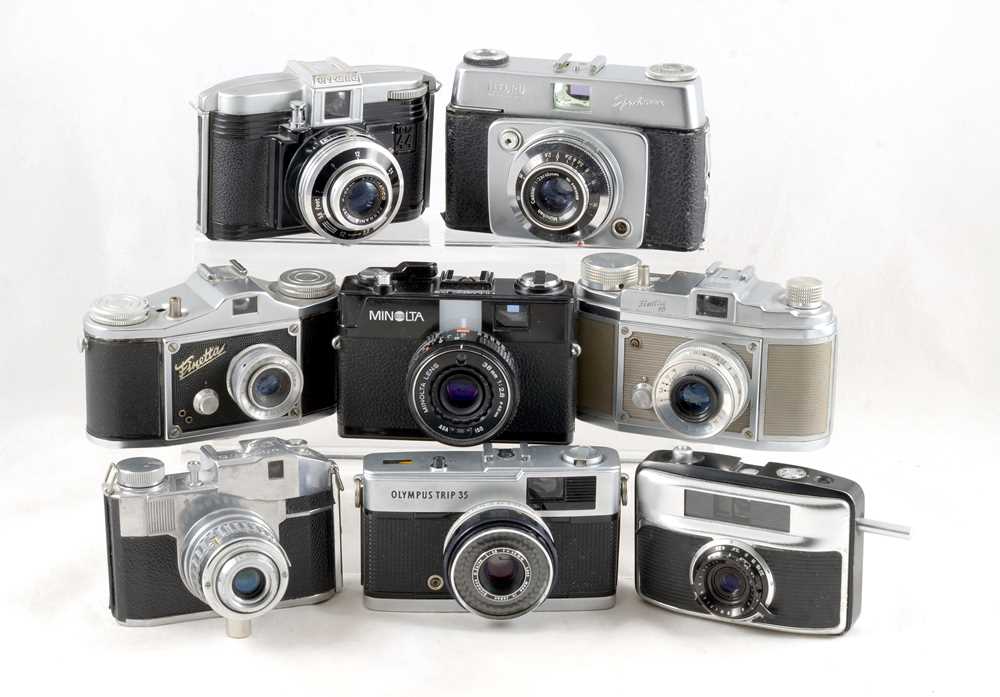 Lot 563 - Minolta Hi-Matic G2 & Other Compact Cameras.