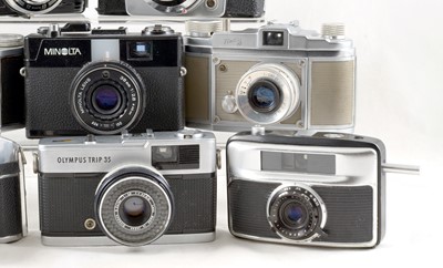 Lot 563 - Minolta Hi-Matic G2 & Other Compact Cameras.