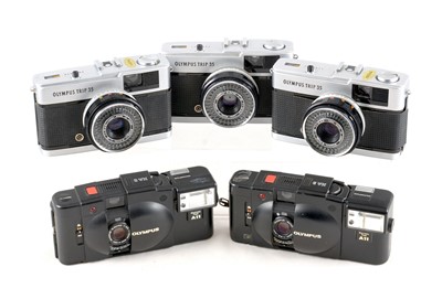Lot 506 - 5 Olympus Compact Cameras.