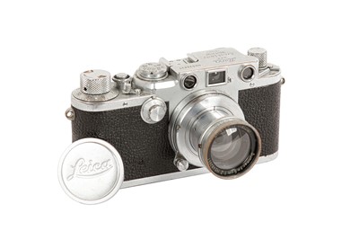 Lot 145 - A Leica IIIf black Dial Rangefinder Camera