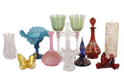 Lot 373 - A MIXED GROUP OF GLASSES
