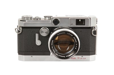 Lot 410 - A Canon Model VT De Luxe Rangefinder Camera