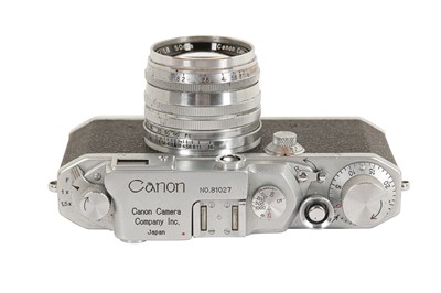 Lot 407 - A Canon IIIa Rangefinder Camera