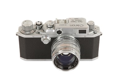 Lot 407 - A Canon IIIa Rangefinder Camera