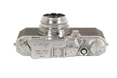 Lot 406 - A Canon IIIa Rangefinder Camera