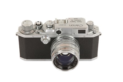 Lot 402 - A Canon IIb Rangefinder Camera