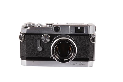 Lot 413 - A Canon VT De Luxe Rangefinder Camera