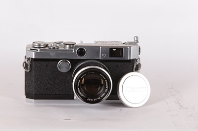 Lot 409 - A Canon L1 Rangefinder Camera