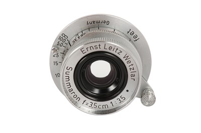 Lot 117 - A Leitz 3.5cm f/3.5 Summaron Lens